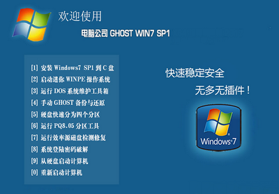电脑公司Ghost Win7 SP1旗舰版32位系统 v2022 基础软件服务解析